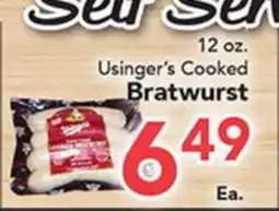 Eurofresh Market Usinger's Cooked Bratwurst offer