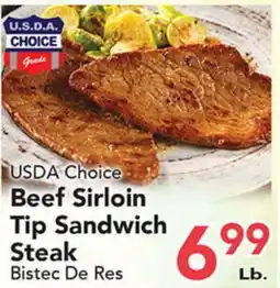 Eurofresh Market USDA Choice Beef Sirloin Tip Sandwich Steak offer