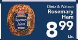 Eurofresh Market Dietz & Watson Rosemary Ham offer