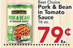 Eurofresh Market Best Choice Pork & Bean in Tomato Sauce offer