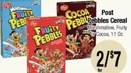 Big Saver Foods Post Pebbles Cereal offer