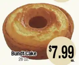 Big Saver Foods Bundt Cake offer