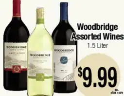 Big Saver Foods Woodbridge Assorted Wines offer