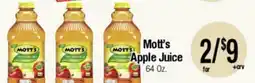 Big Saver Foods Mott's Apple Juice offer