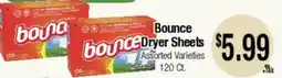 Big Saver Foods Bounce Dryer Sheets offer