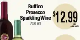 Big Saver Foods Ruffino Prosecco Sparkling Wine offer