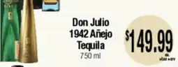 Big Saver Foods Don Julio 1942 Añejo Tequila offer