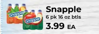 Sunset Foods Snapple offer