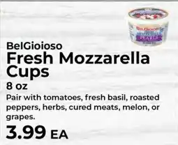 Sunset Foods BelGioioso Fresh Mozzarella Cups offer