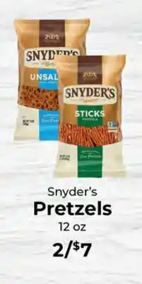 Sunset Foods Snyder's Pretzels offer