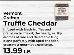 Sunset Foods Vermont Grafton Truffle Cheddar offer