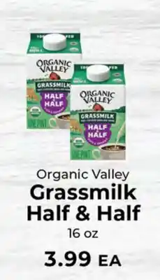 Sunset Foods Organic Valley Grassmilk Half & Half offer