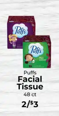 Sunset Foods Puffs Facial Tissue offer