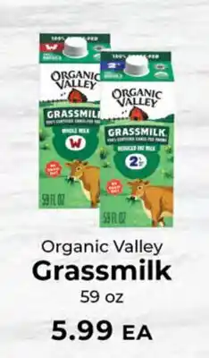 Sunset Foods Organic Valley Grassmilk offer