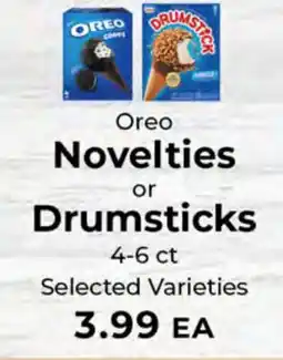 Sunset Foods Oreo Novelties or Drumsticks offer