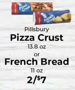 Sunset Foods Pillsbury Pizza Crust or French Bread offer