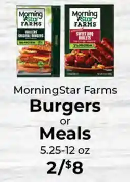 Sunset Foods MorningStar Farms Burgers or Meals offer