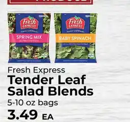 Sunset Foods Fresh Express Tender Leaf Salad Blends offer