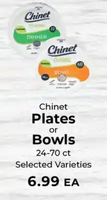 Sunset Foods Chinet Plates or Bowls offer