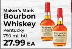 Sunset Foods Maker's Mark Bourbon Whiskey offer
