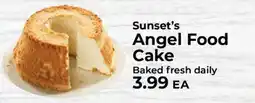 Sunset Foods Sunset's Angel Food Cake offer