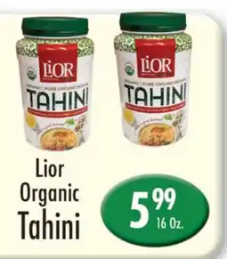 Garden Fresh Market Lior Organic Tahini offer