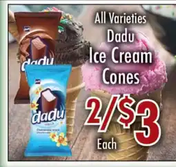 Garden Fresh Market All Varieties Dadu Ice Cream Cones offer