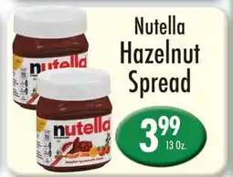 Garden Fresh Market Nutella Hazelnut Spread offer