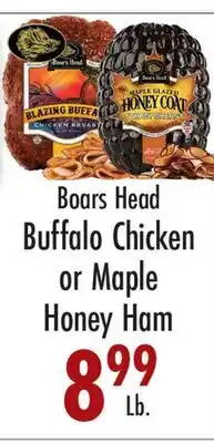 Garden Fresh Market Boars Head Buffalo Chicken or Maple Honey Ham offer