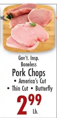 Garden Fresh Market Pork Chops offer