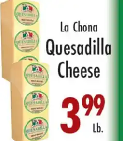 Garden Fresh Market La Chona Quesadilla Cheese offer