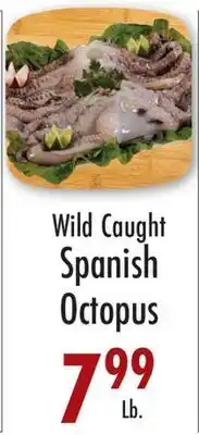 Garden Fresh Market Wild Caught Spanish Octopus offer