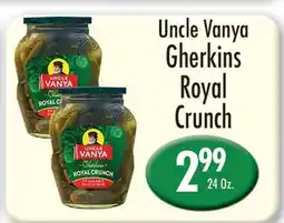 Garden Fresh Market Uncle Vanya Gherkins Royal Crunch offer