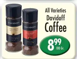 Garden Fresh Market All Varieties Davidoff Coffee offer