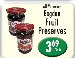 Garden Fresh Market Bagdan Fruit Preserves offer