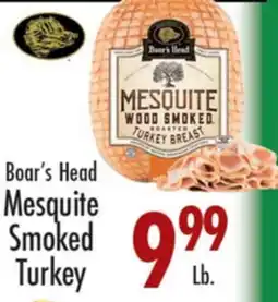 Garden Fresh Market Boar's Head Mesquite Smoked Turkey offer