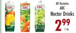 Garden Fresh Market All Varieties ABC Nectar Drinks offer
