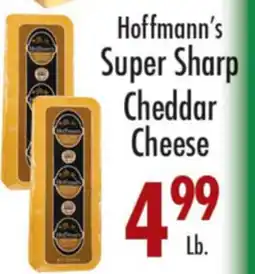 Garden Fresh Market Hoffmann's Super Sharp Cheddar Cheese offer
