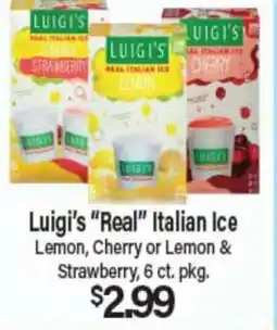 Angelo Caputo's Fresh Market Luigi's Real Italian Ice offer