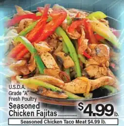Angelo Caputo's Fresh Market Seasoned Chicken Fajitas offer