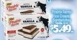Angelo Caputo's Fresh Market Prairie Farms Ice Cream Sandwiches offer