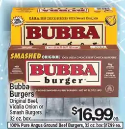 Angelo Caputo's Fresh Market Bubba Burgers offer