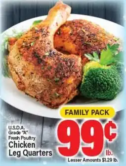 Angelo Caputo's Fresh Market U.S.D.A. Grade A Fresh Poultry Chicken Leg Quarters offer