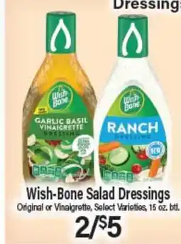 Angelo Caputo's Fresh Market Wish-Bone Salad Dressings offer