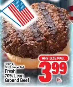 Angelo Caputo's Fresh Market Fresh 70% Lean Ground Beef offer