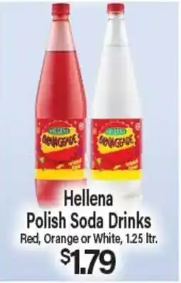 Angelo Caputo's Fresh Market Hellena Polish Soda Drinks offer