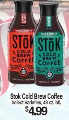 Angelo Caputo's Fresh Market Stok Cold Brew Coffee offer