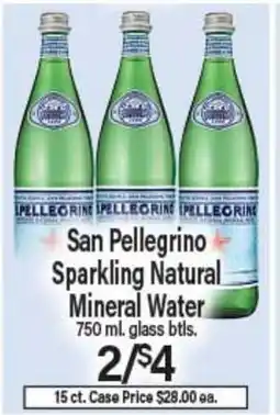 Angelo Caputo's Fresh Market San Pellegrino Sparkling Natural Mineral Water offer