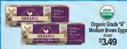 Angelo Caputo's Fresh Market Organic Grade A Medium Brown Eggs offer