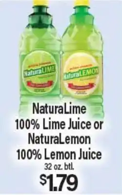 Angelo Caputo's Fresh Market NaturaLime 100% Lime Juice or NaturaLemon 100% Lemon Juice offer